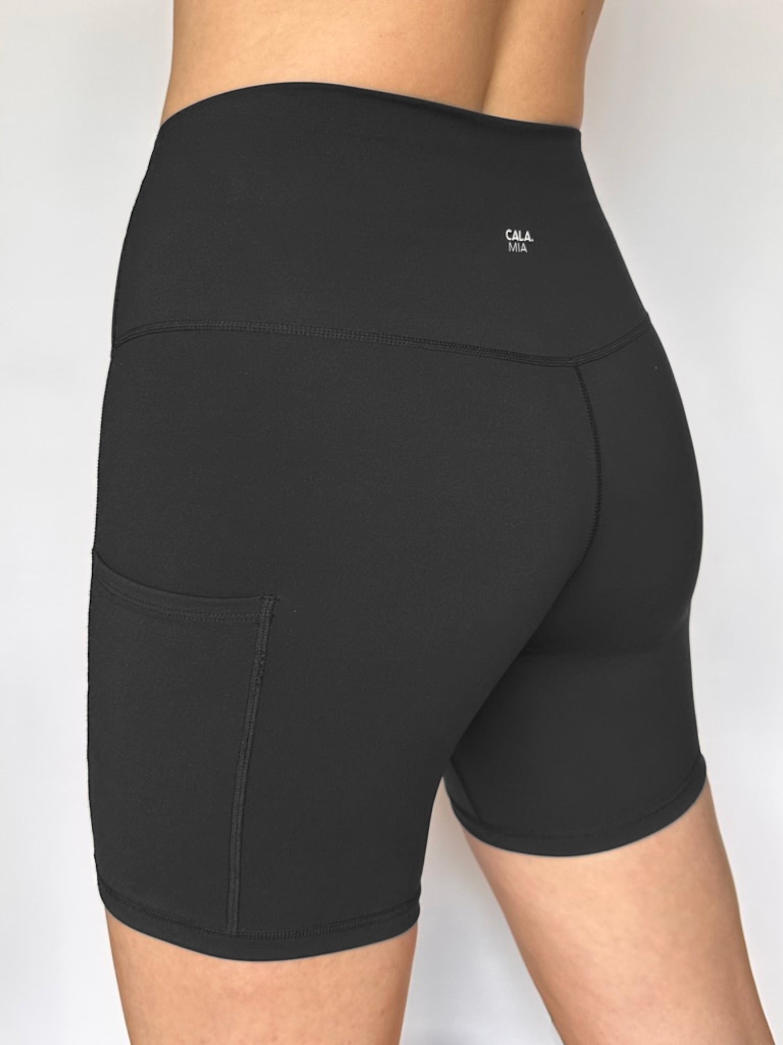 Bike Short Underwear   Jet Black   Back Right